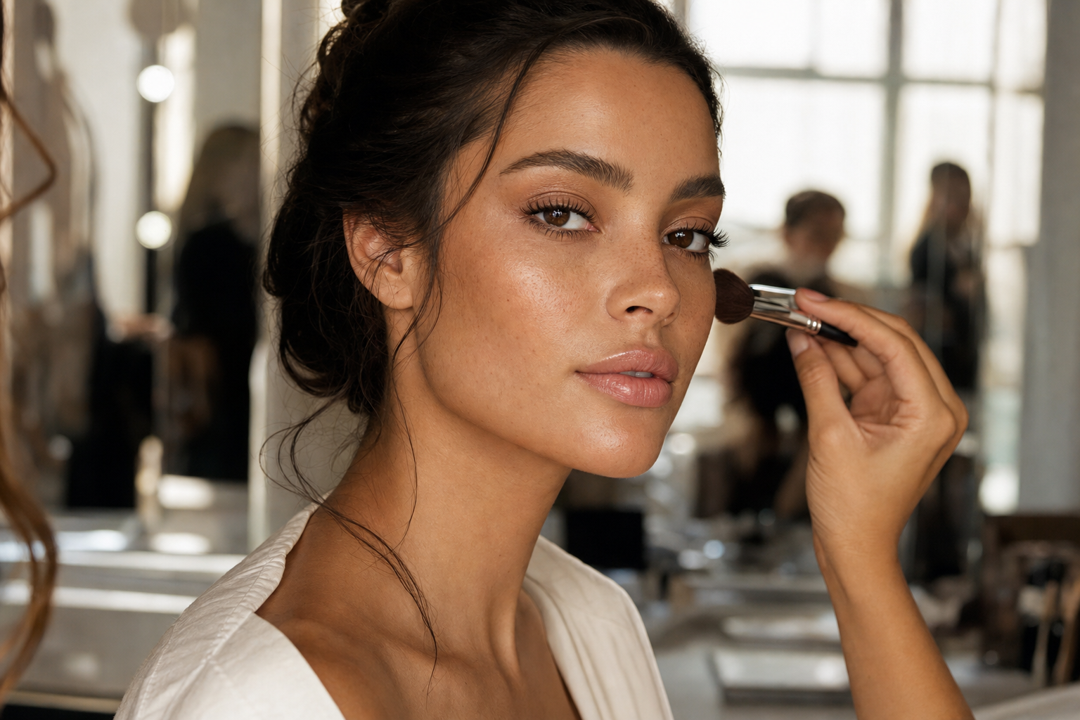 Imagem editorial sobre Zendaya e a 'queimadinha de sol': como traduzir a tendência de pele natural para a rotina brasileira para o blog DICAS SBeauty.