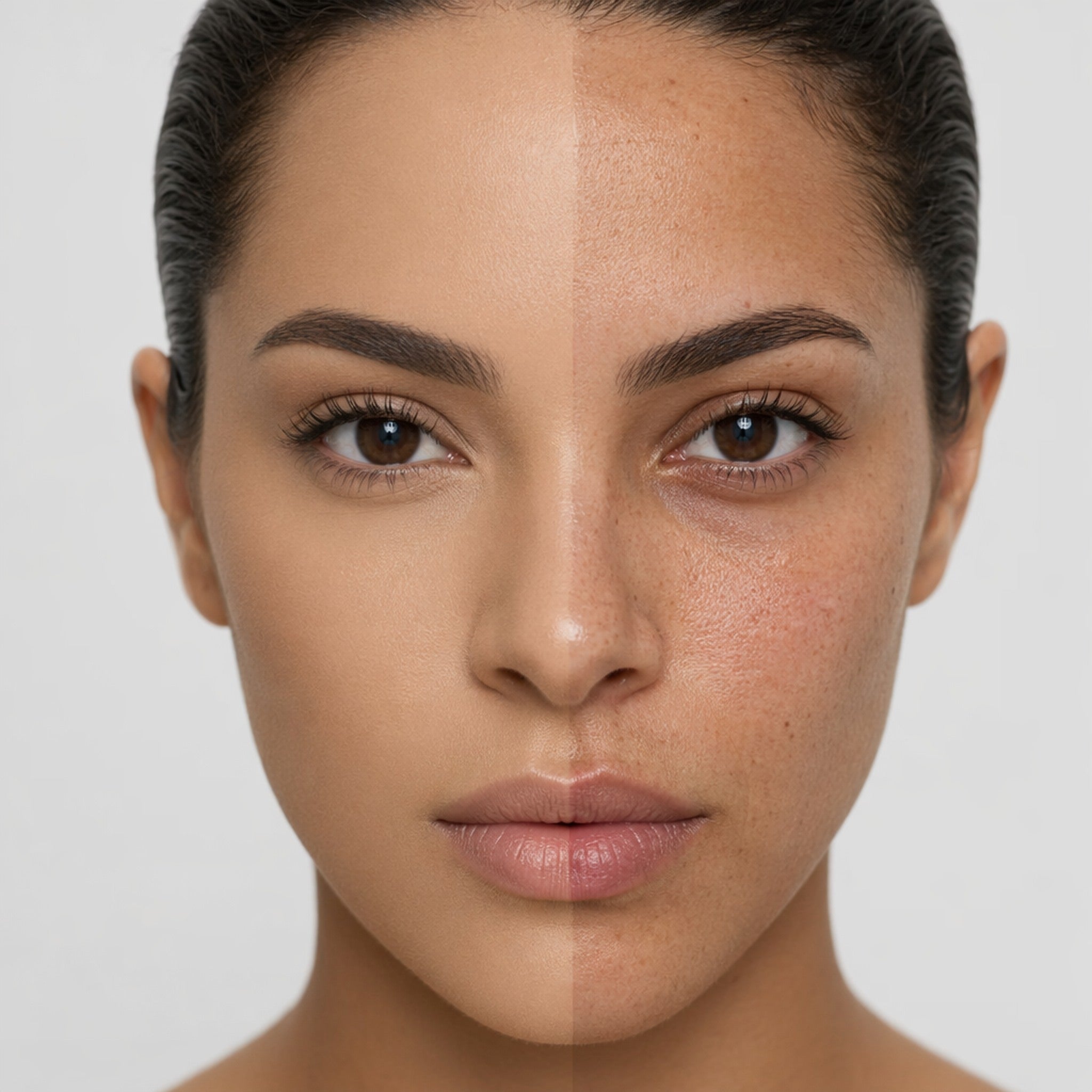 Base Altíssima bBeauty · Tom 04 · metade com base metade sem