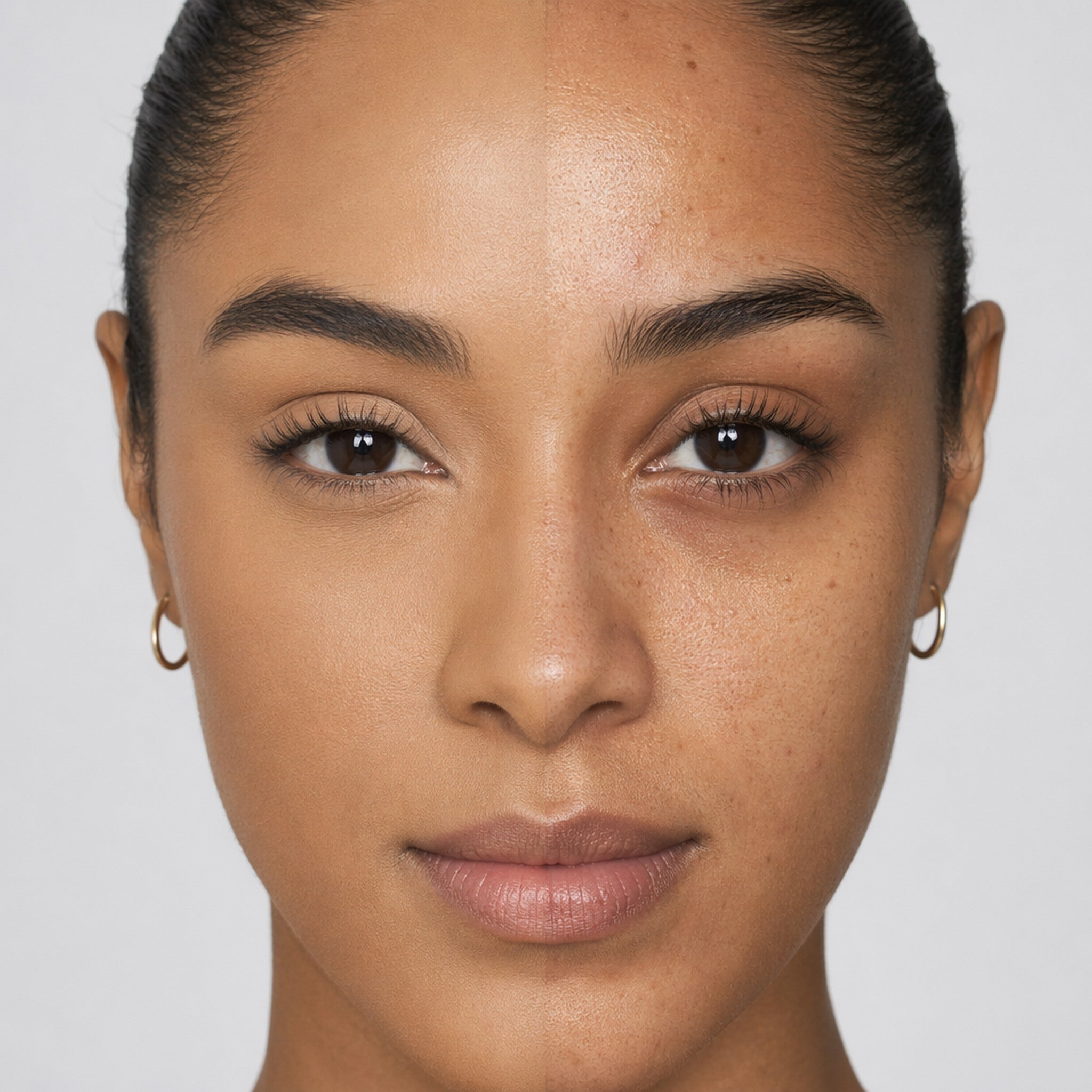 Base Altíssima bBeauty · Tom 06 · metade com base metade sem