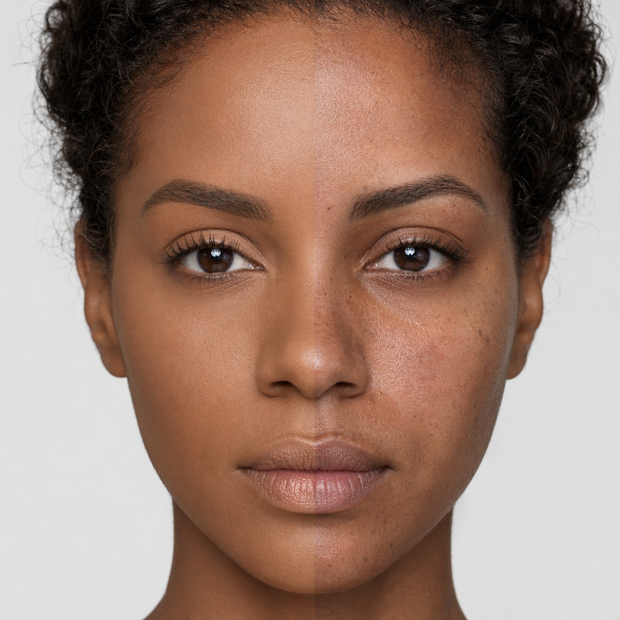 Base Altíssima bBeauty · Tom 09 · metade com base metade sem