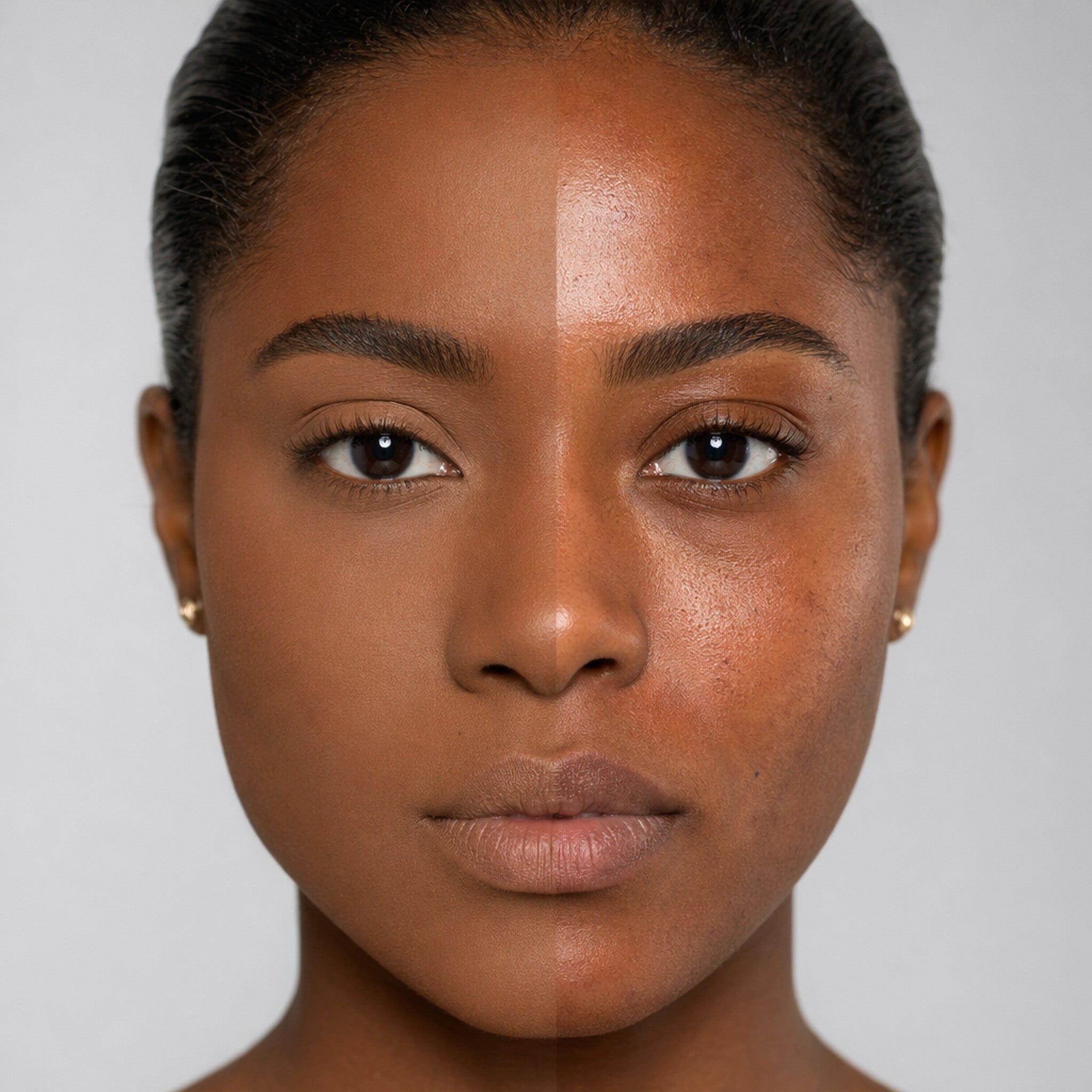 Base Altíssima bBeauty · Tom 10 · metade com base metade sem