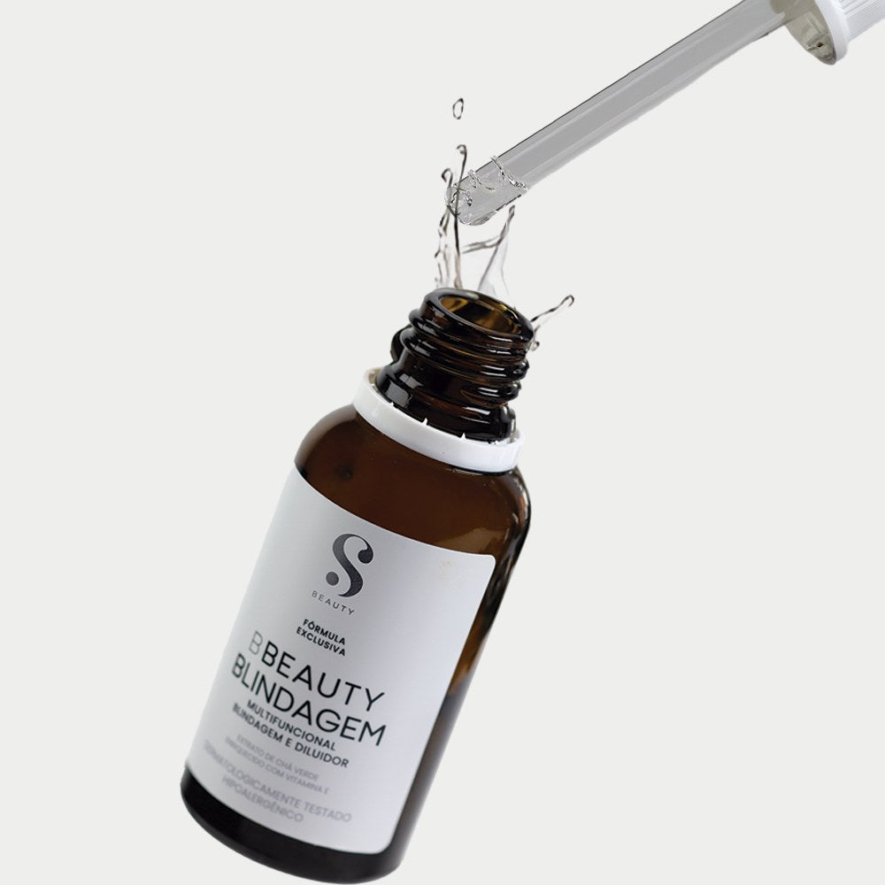 Blindagem bBeauty — textura fluida e conta-gotas