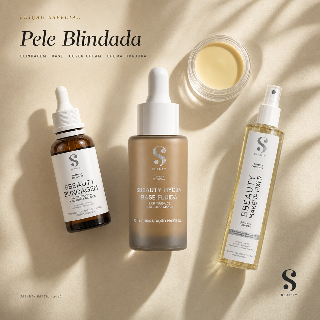 Pele Blindada · capa editorial SBeauty